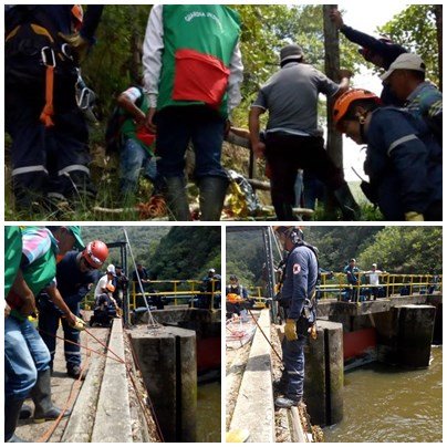 Bomberos Rescate cadaver