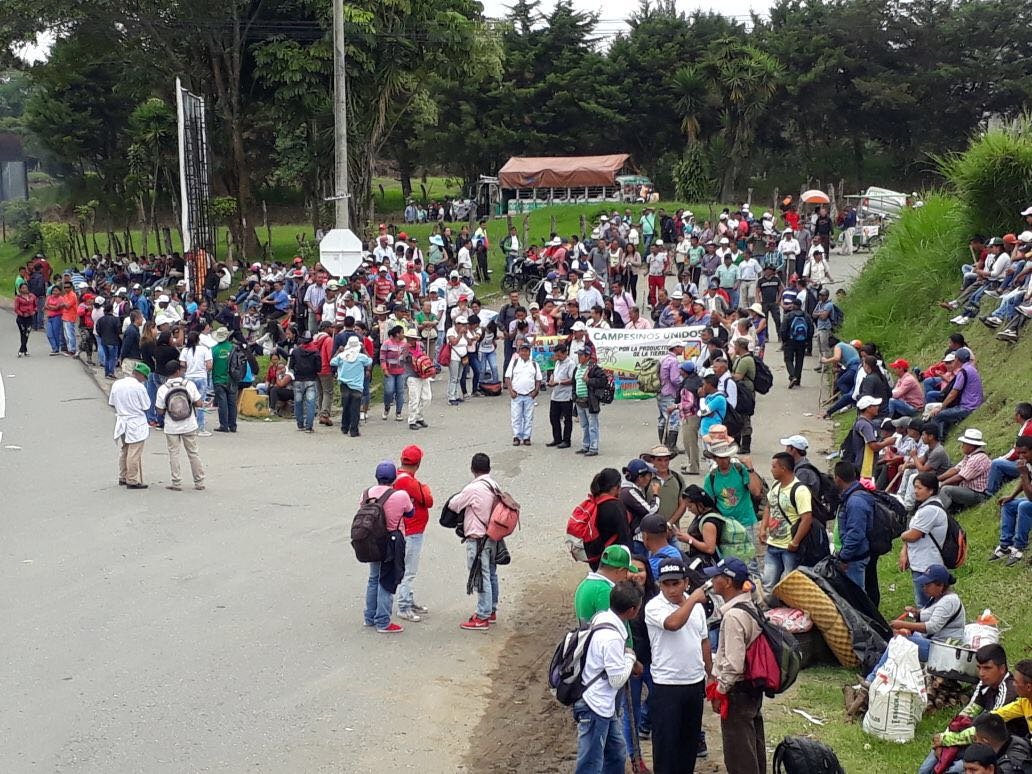 Campesinos en Rioblanco