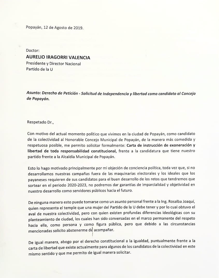 JAIME PATINO CARTA 1